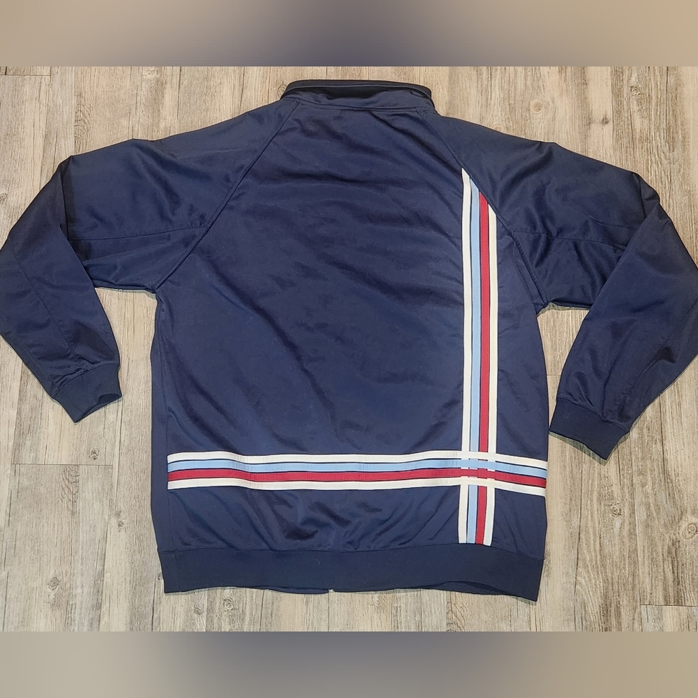 Brooklyn Xpress Vintage Y2K Embroidered Logo Streetwear‎ Track Jacket Men's XL - Picture 3 of 8